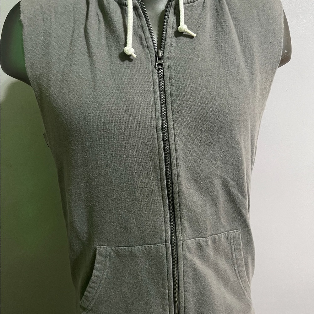 BDG Charcoal Sleeveless Hoodie